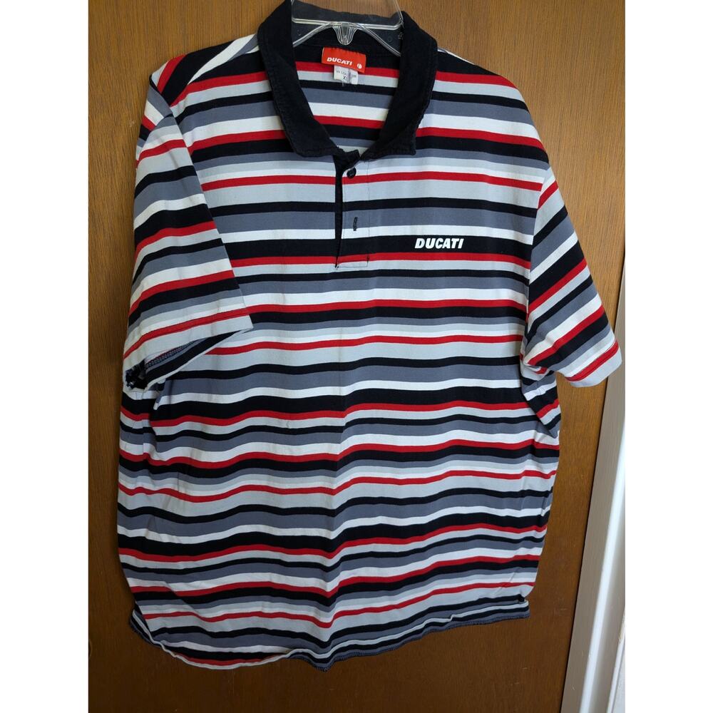 Ducati Striped Polo